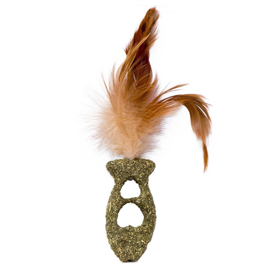 Eastland Catnipli Tüylü Balık Kedi Oyuncağı 6.5 x 3.5 cm