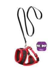 Karlie Kırmızı-Siyah Kedi Göğüs Tasması 30 Cm