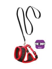 Karlie Kırmızı-Siyah Kedi Göğüs Tasması 30 Cm