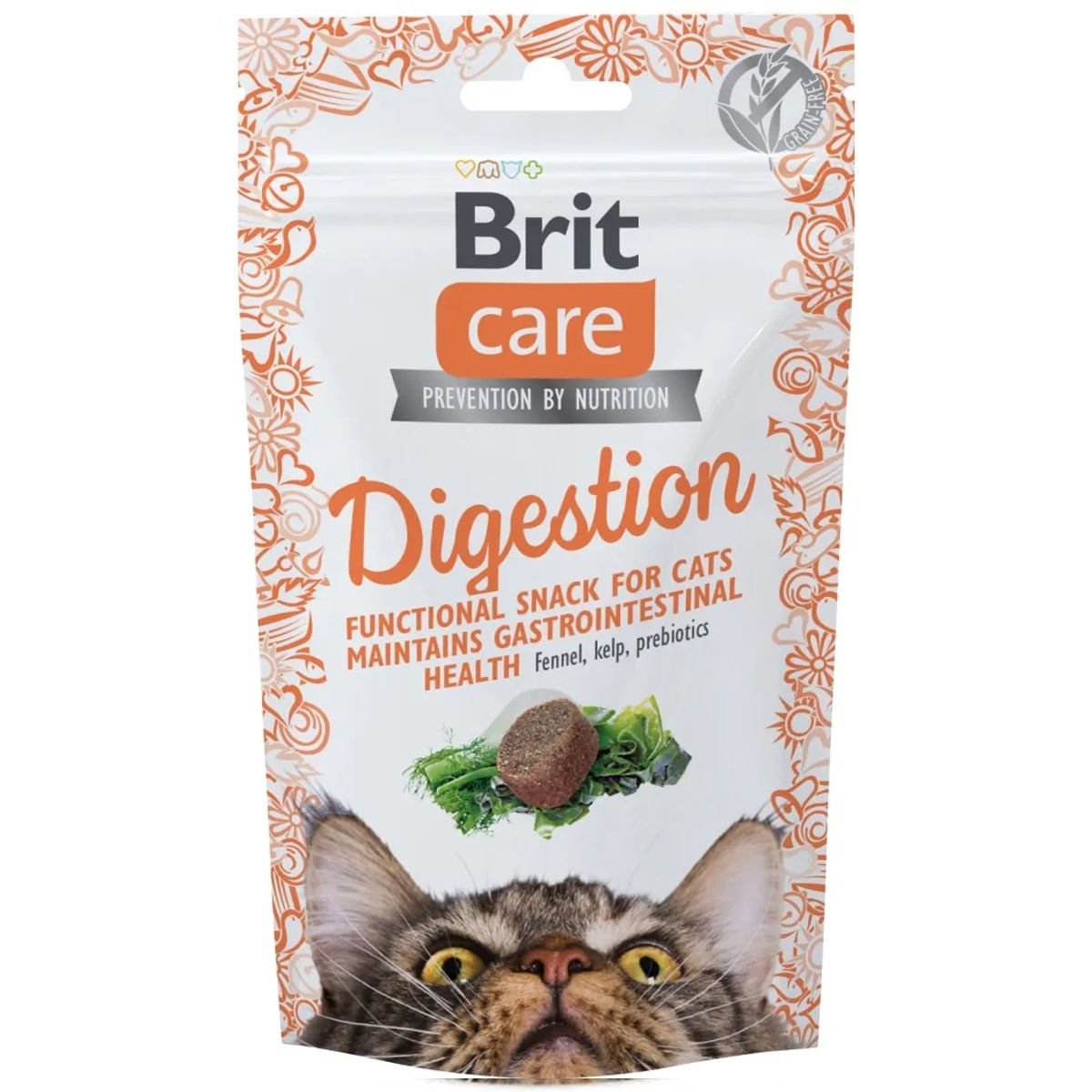 Brit Care Functional Cat Snack Digestion 50 Gr Kedi Ödülü