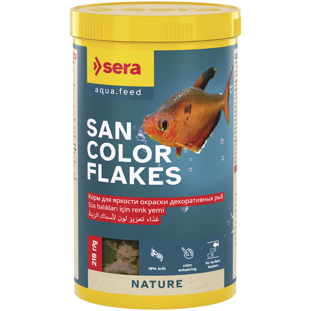 Sera Nature San Color Flake 1000 ml 210 gr