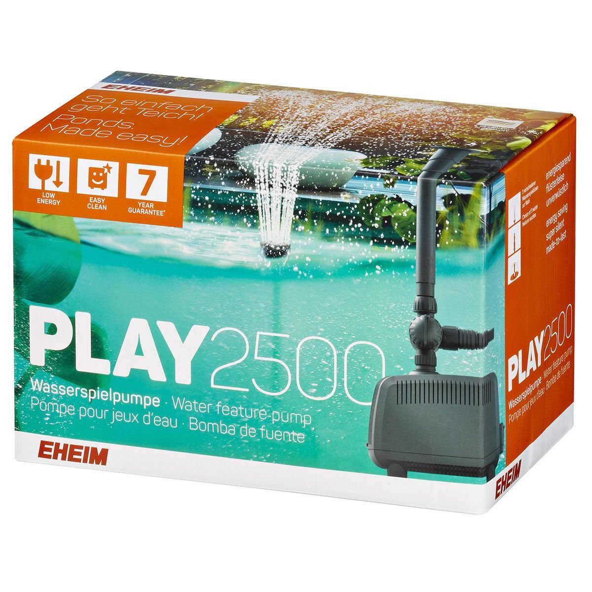 Eheim Pond Play 2500 Bahçe Havuzu Çeşme ve Şelale Pompası 2300 L/H 38 W