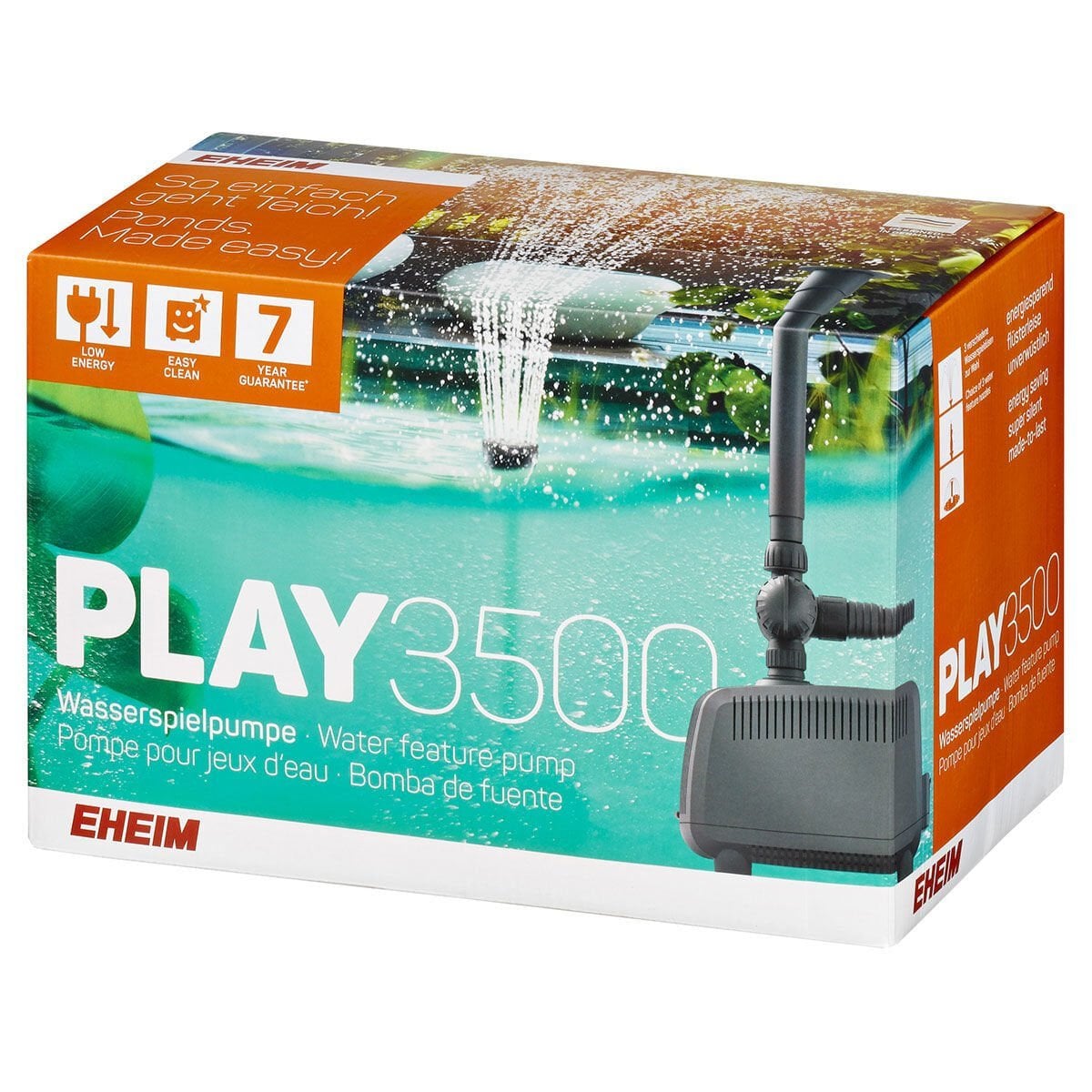 Eheim Pond Play 3500 Bahçe Havuzu Çeşme ve Şelale Pompası 3200 L/H 55 W