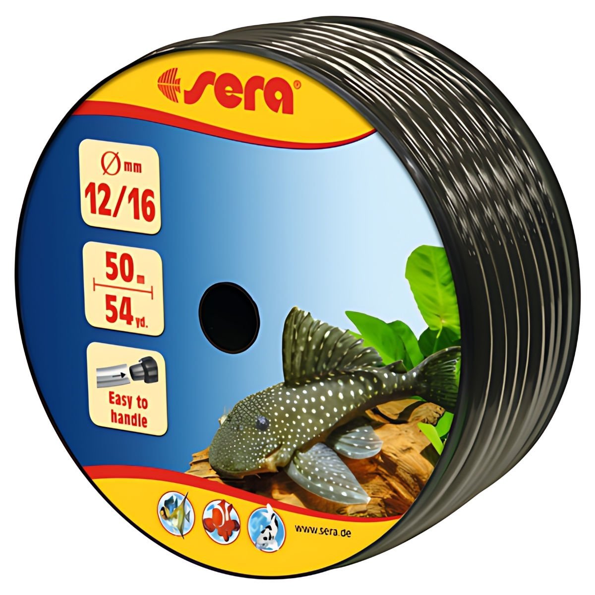 Sera Dış Filtre Hortumu Gri 12/16 - 50 metre