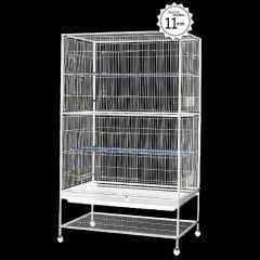 Dayang Ayaklı Kafes Beyaz 79 x 52 x 130,5 Cm