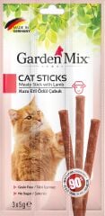 Gardenmix Kuzu Etli Kedi Stick Ödül 3 x 5 gr