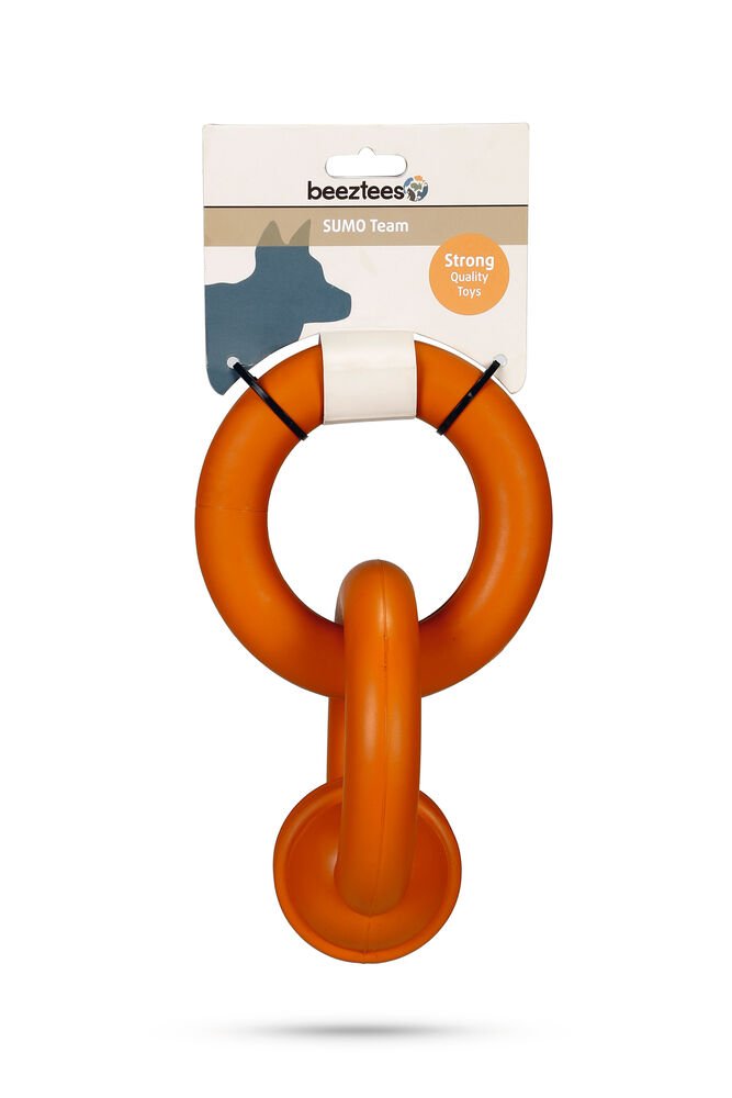 Beeztees Sumo Dayanıklı Köpek Dental Oyuncak Turuncu 24 x 15 x 7,5 cm