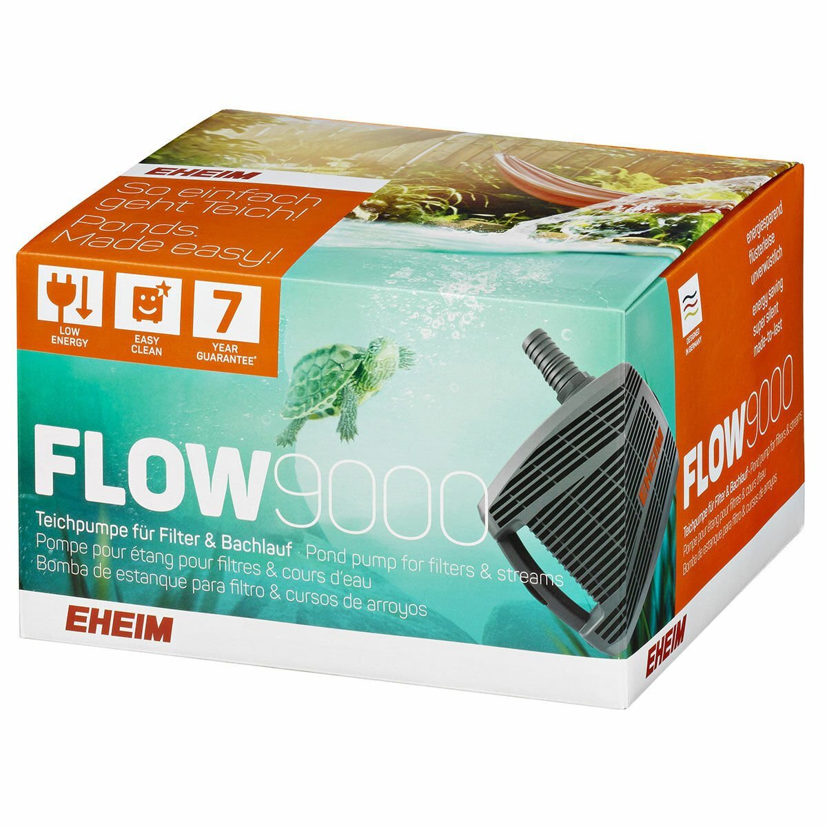 Eheim Flow 9000 Bahçe Havuzu Filtre ve Şelale Pompası 9200 L/H 80 W