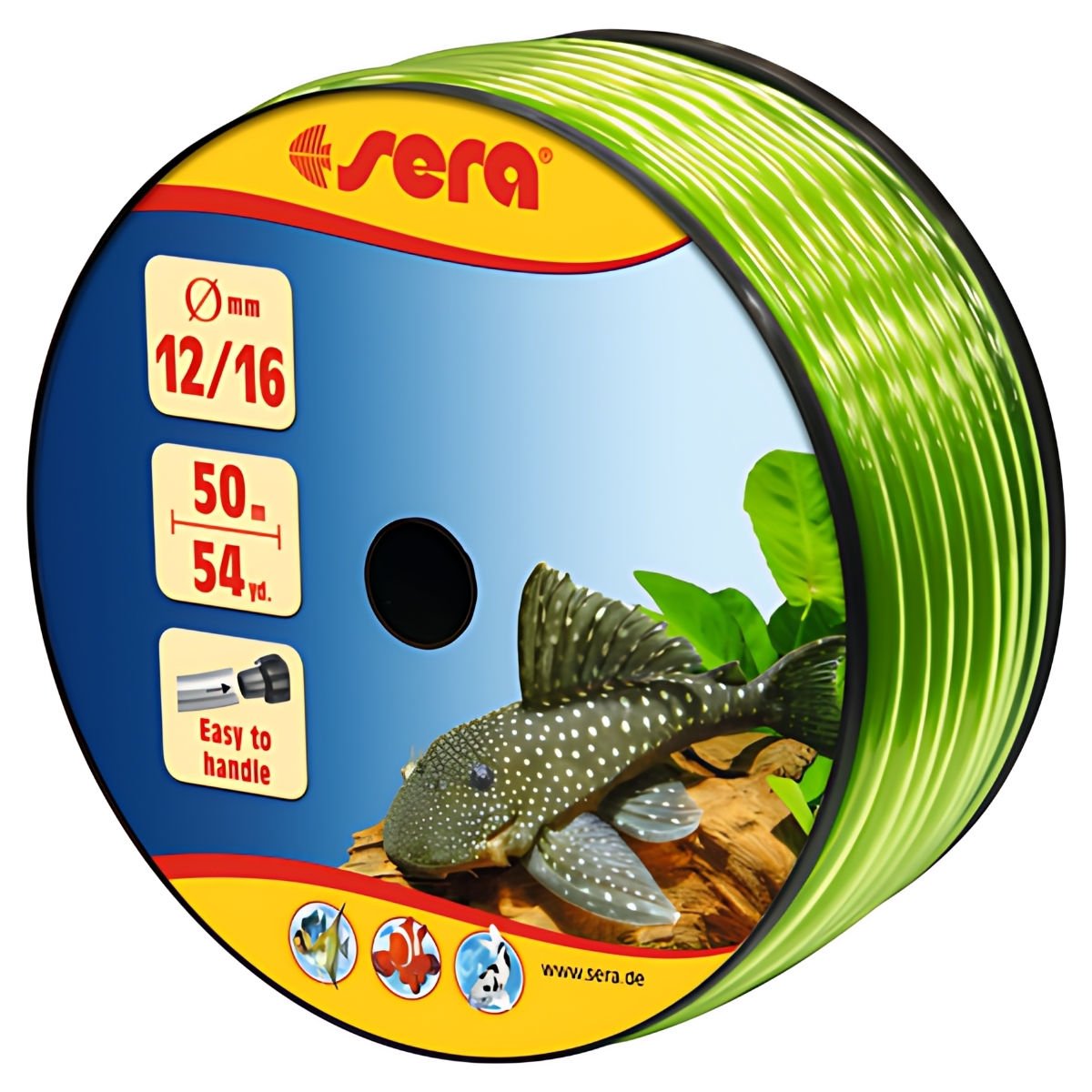 Sera Dış Filtre Hortumu Yeşil 12/16 - 50 metre