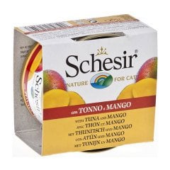 Schesir Nature Ton Balıklı Ve Mangolu Konserve Kedi Maması 75 gr