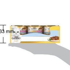 Purina Gourmet Gold Okyanus Balıklı Ispanaklı Kedi Yaş Mama 85 gr x 24 adet