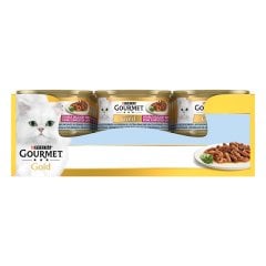 Purina Gourmet Gold Okyanus Balıklı Ispanaklı Kedi Yaş Mama 85 gr x 24 adet