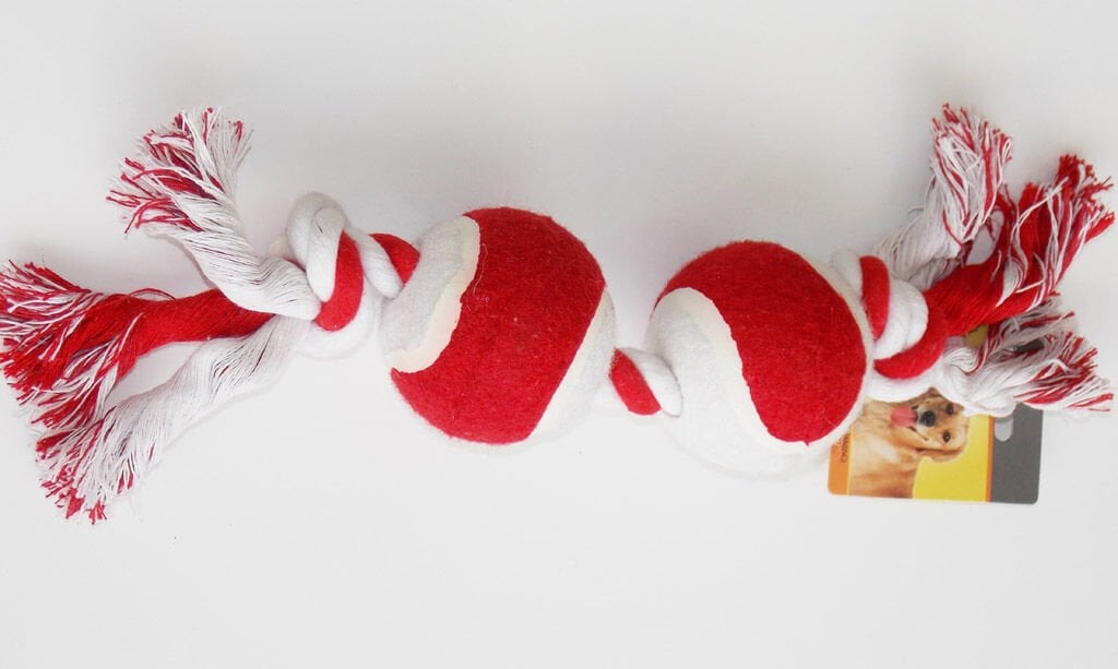 Eastland Köpek Diş İpi ''Çift Tenis Toplu'' 18Mm X 33 Cm