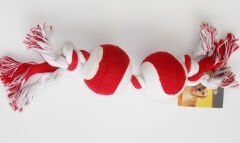 Eastland Köpek Diş İpi ''Çift Tenis Toplu'' 18Mm X 33 Cm