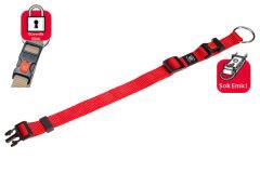 Karlie Kırmızı Kilitli Boyun Tasması S 30-45 Cm