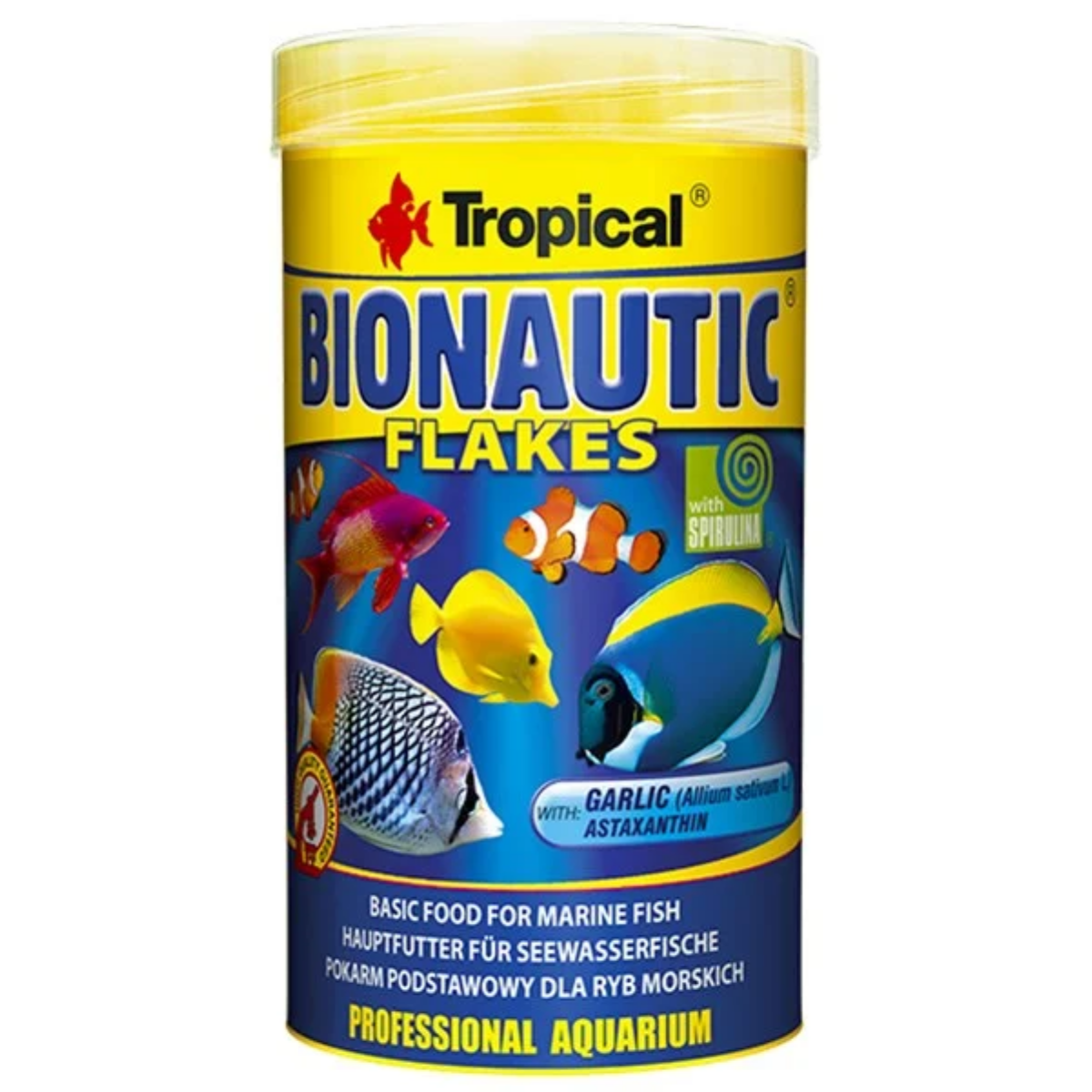 Tropical Bionautic Flakes Tuzlu Su Balık Yemi 1000 Ml 200 Gr