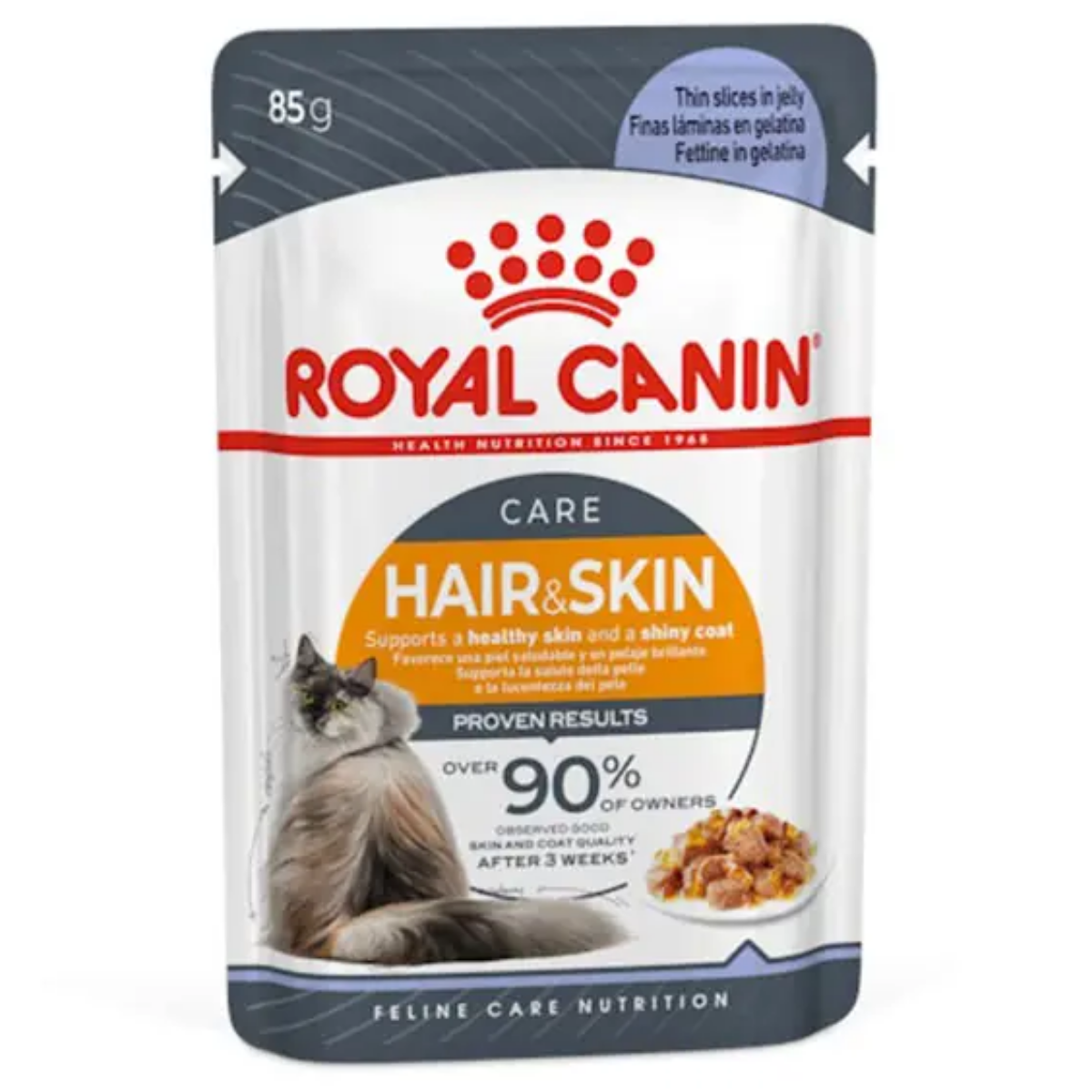 Royal Canin Care Hair Skin Sağlıklı Tüyler İçin Yaş Kedi Maması 85 gr