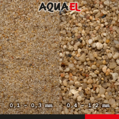 Aquael Quartz Sand Doğal Akvaryum Kumu 0,4-1,2 mm 2 Kg