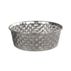 Oripet Elmas Desen Çelik Mama Kabı 17 cm