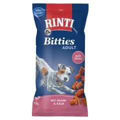 Rinti Bitties Tavuklu ve Dana Etli Yetişkin Köpek Ödülü 75 gr