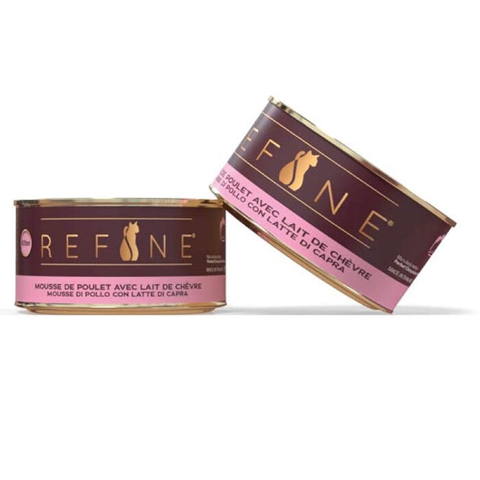 Refıne Kitten Tavuklu Keçi Sütlü Konserve Kedi Maması 24 x 85 Gr
