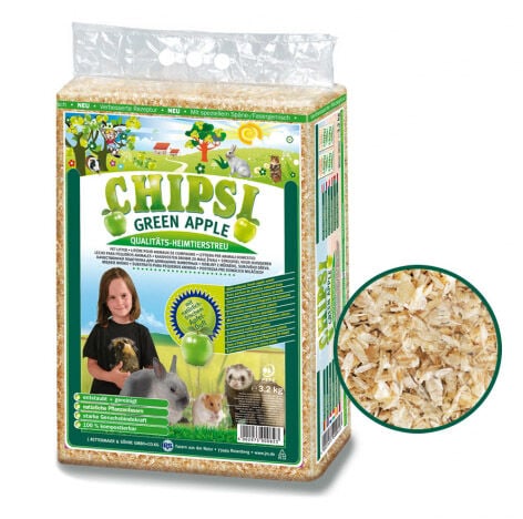 Chipsi Elma Kokulu Hijyenik Kemirgen Talaşı 60 L