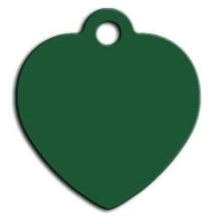 Dalis Pet Tag - Büyük Kalp Köpek Künyesi Gri