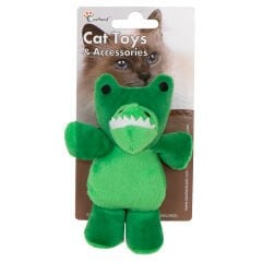 Eastland Kedi Otlu Peluş Timsah 12 cm Kedi Oyuncağı