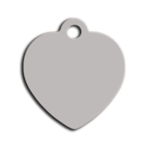 Dalis Pet Tag - Küçük Kalp Kedi Ve Köpek Künyesi Gri