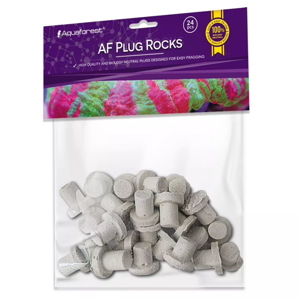 Aquaforest AF Plug Rocks White 24 Adet