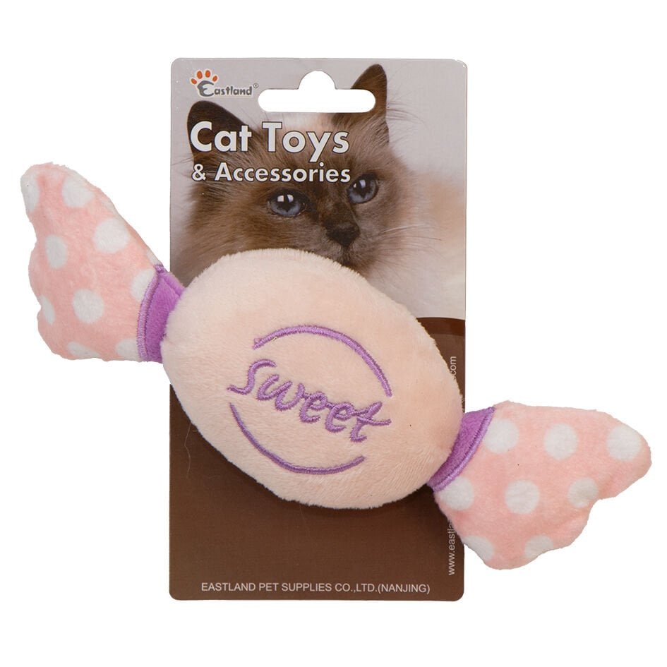 Eastland Catnipli Öten Peluş Şekerleme 18,5 cm Kedi Oyuncağı