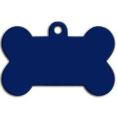 Dalis Pet Tag - Büyük Kemik Köpek Künyesi Kırmızı