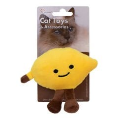 Eastland Catnipli Hışırtılı Peluş Limon 12,5 cm Kedi Oyuncağı