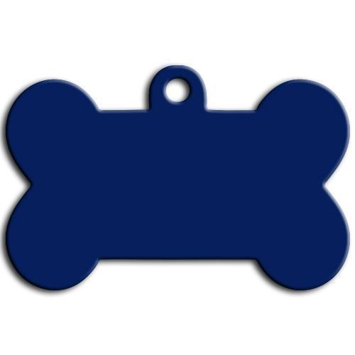 Dalis Pet Tag - Büyük Kemik Köpek Künyesi Mavi
