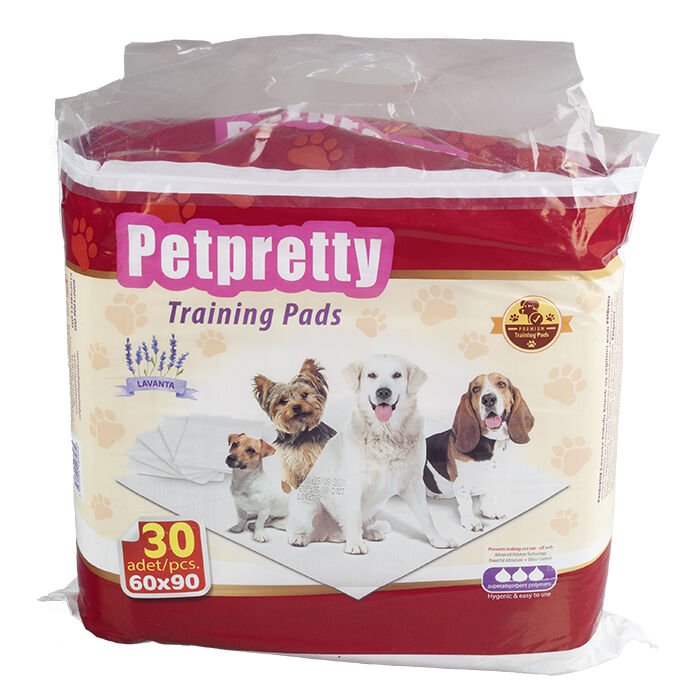 Pet Pretty Lavantali Çiş Eğitim Pedi 90 x 60 Cm 30 lu
