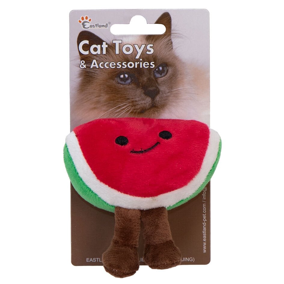 Eastland Catnipli Hışırtılı Peluş Karpuz 8,5 cm Kedi Oyuncağı