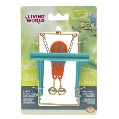 Living World Turuncu Maymunlu Kuş Oyuncağı