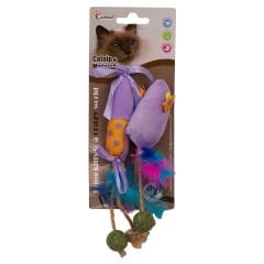 Eastland Matatabi Ve Catnipli Peluş Fare Ve Şekerleme Kedi Oyuncağı