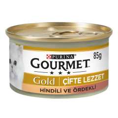Purina Gourmet Gold Hindili Ördekli Kedi Yaş Mama 85 gr x 24 Adet