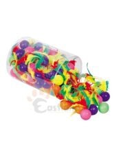 Eastland Kedi Oyuncağı Tüylü Pinpon Topu 100 Adet