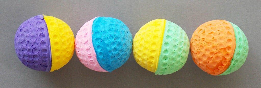 Eastland Kedi Oyuncağı Renklii Sünger Top 4 Adet