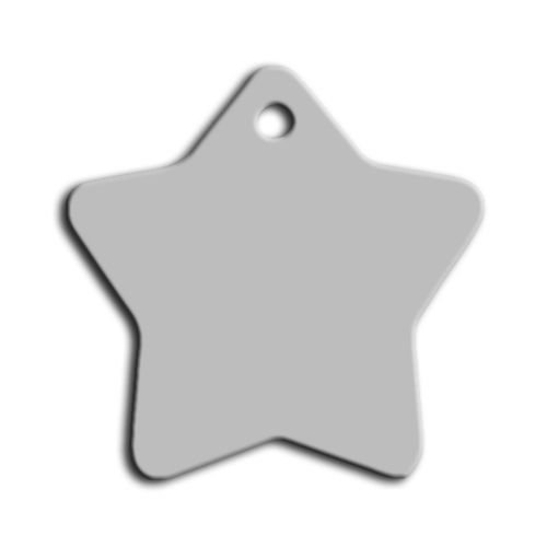 Dalis Pet Tag - Küçük Yildiz Kedi Ve Köpek Künyesi Gri