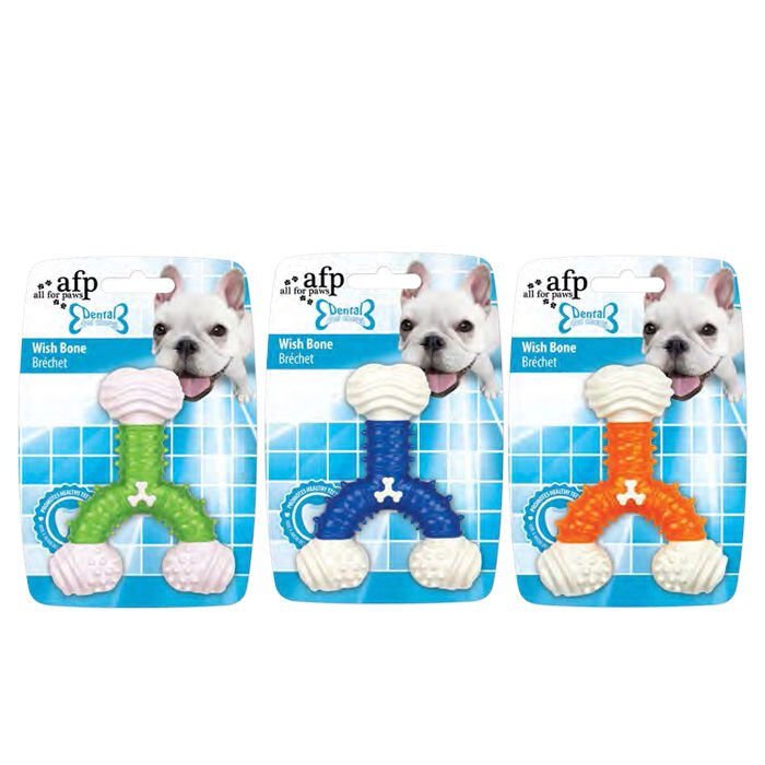 AFP Üç Köşeli Sapan Dental Kemik Köpek Oyuncağı 12,5 x 12 x 3 Cm