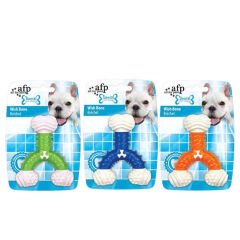 AFP Üç Köşeli Sapan Dental Kemik Köpek Oyuncağı 12,5 x 12 x 3 Cm