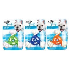AFP Üç Köşeli Dairesel Dental Kemik Köpek Oyuncağı 12,5 x 12 x 3 Cm