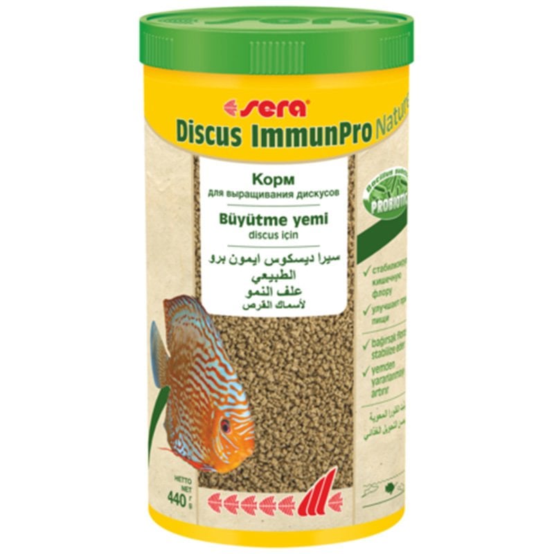 Sera Discus İmmun Pro Nature Büyütme Yemi 250 ml