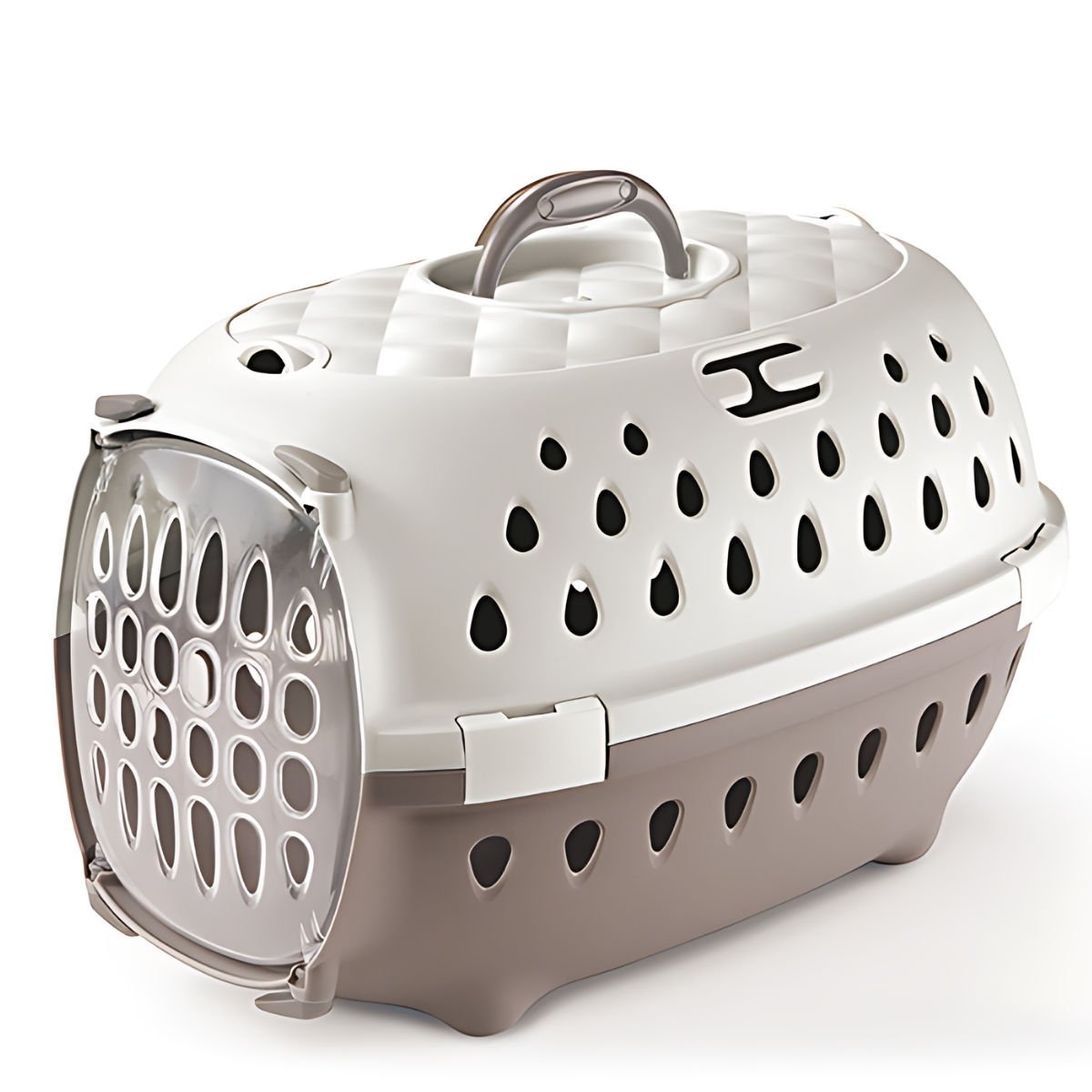 Stefanplast Travel Chic Kedi Köpek Taşıma Çantası Bej Beyaz