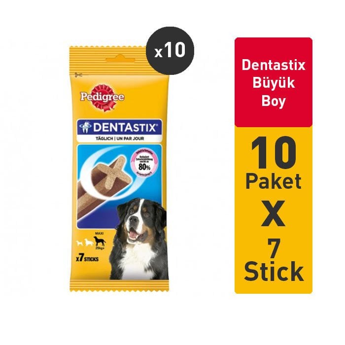Pedigree Dentastix Large Köpek Ödülü 270 Gr x 10 Adet