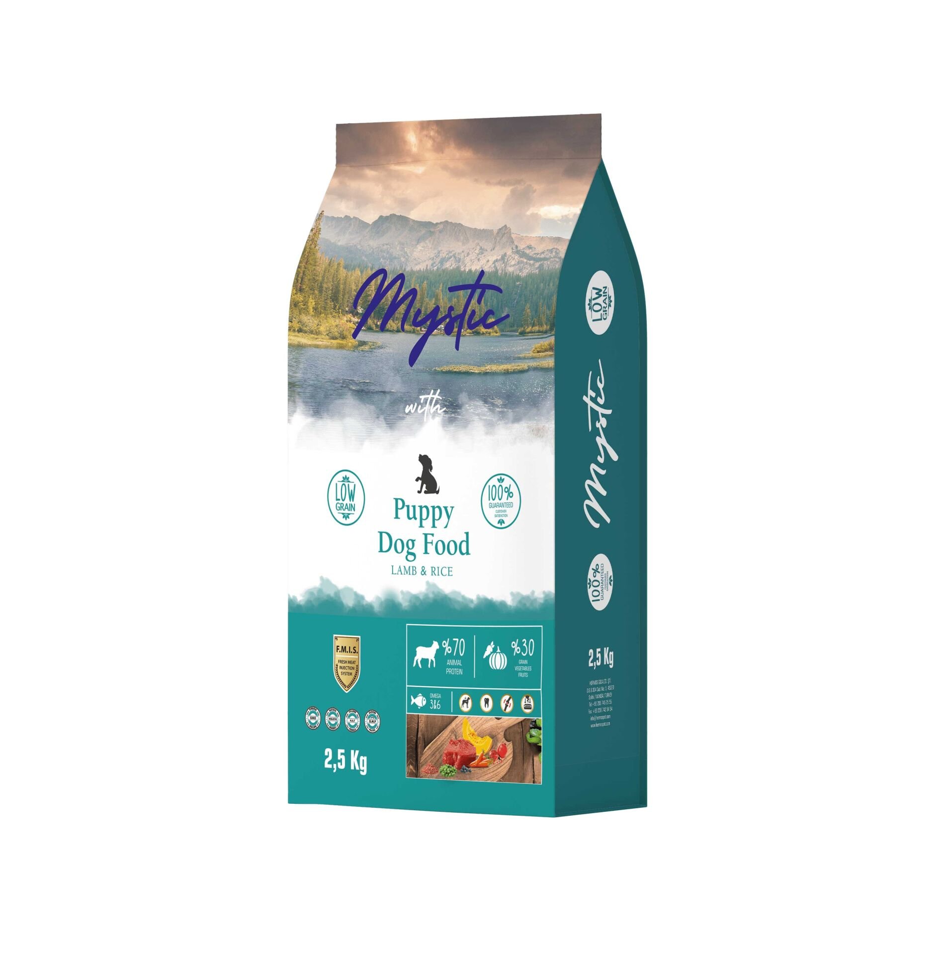 Mystic Düşük Tahıllı Kuzu Etli Yavru Köpek Maması 2.5 kg