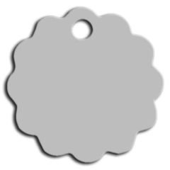 Dalis Pet Tag - Büyük Papatya Köpek Künyesi Mavi